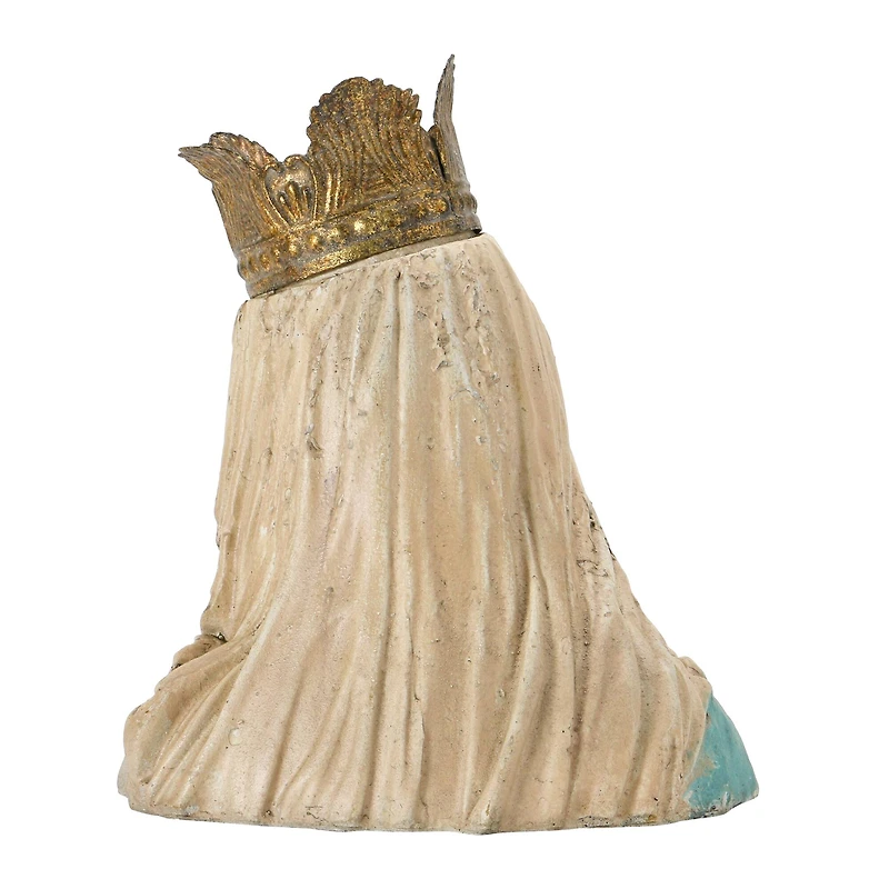 Hello Honey® 8" Magnesia Virgin Mary Bust with Removable Crown