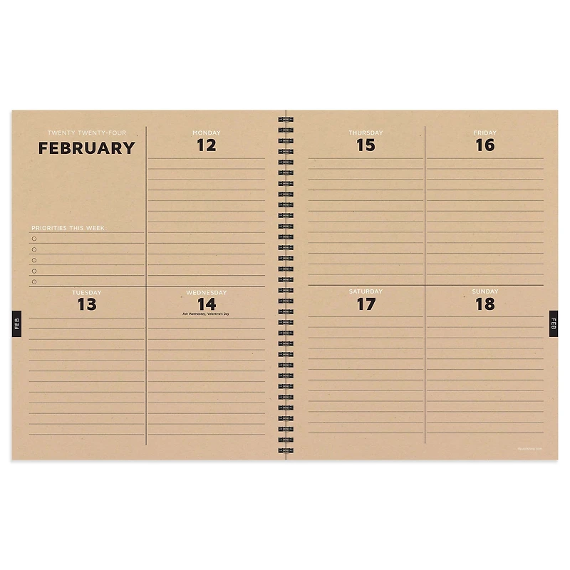 TF Publishing 2024 Basic Rows Large Planner