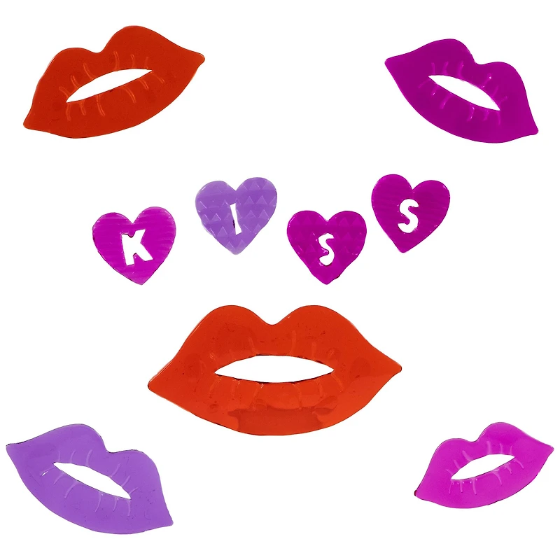 Double Sided Valentine's Day Gel Window Clings, 5ct.