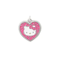 Hello Kitty® Pink Mosaic Heart Enamel Charm