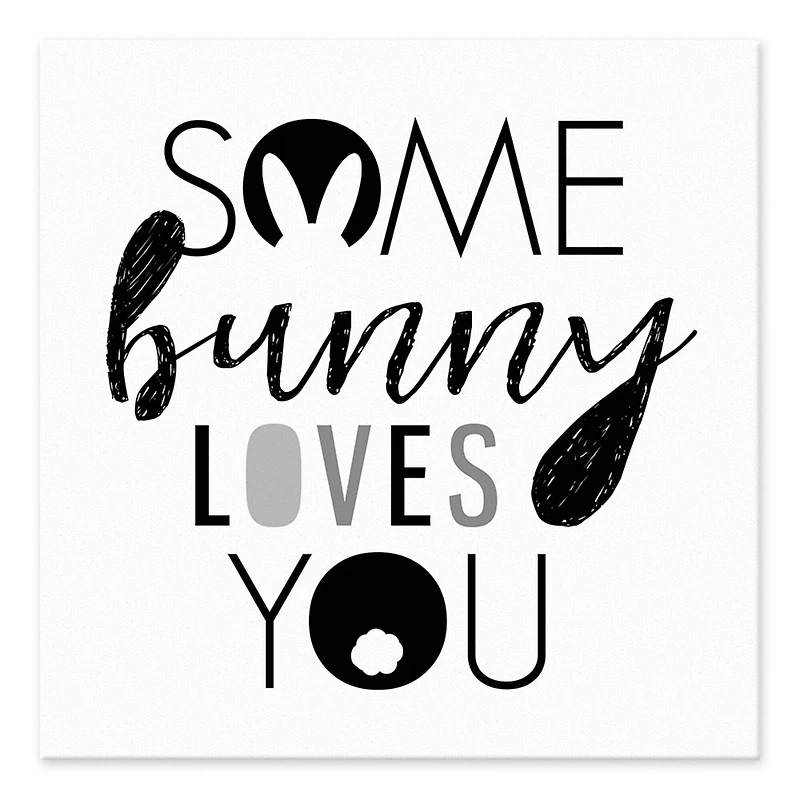 Some Bunny Loves You Tabletop Canvas