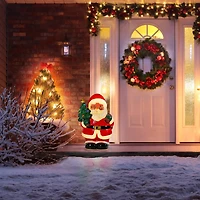 Mr. Christmas24" Lit Santa Blow Mold