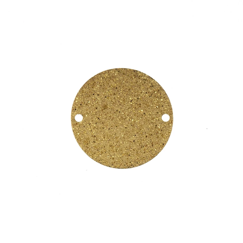 John Bead Beadwork Findings Gold Hole Round Circle Pendant