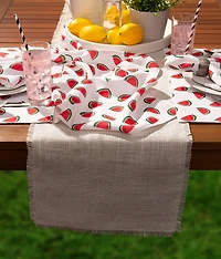 DII® 108" Watermelon Print Outdoor Table Runner