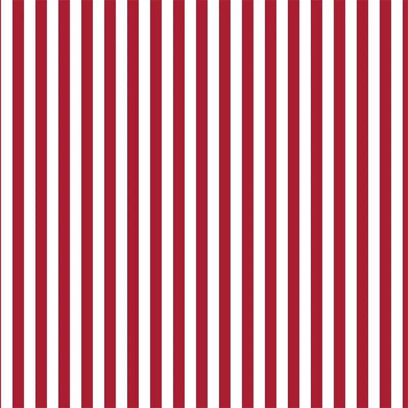 Eugene Textiles Crimson Striped Cotton Fabric