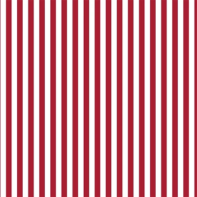 Eugene Textiles Crimson Striped Cotton Fabric