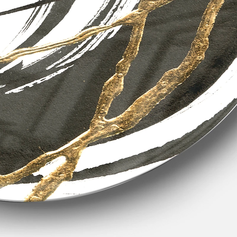 Designart - Gold Glamour Circle III