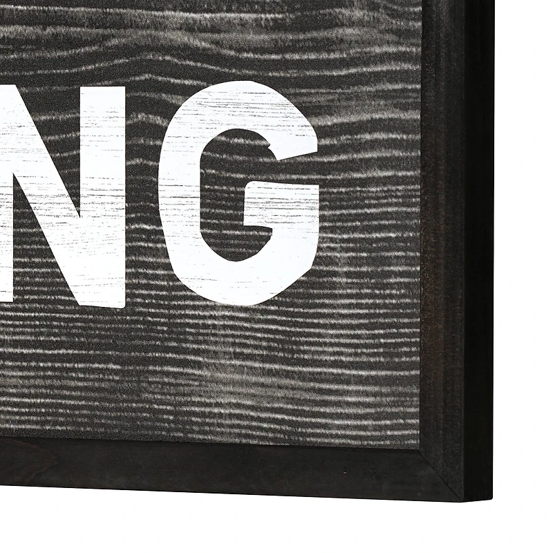 36" Gone Hunting Wood Novelty Wall Sign