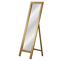 Head West Gold Full Size Free Standing Easel Dressing Mirror - 18" x 64"