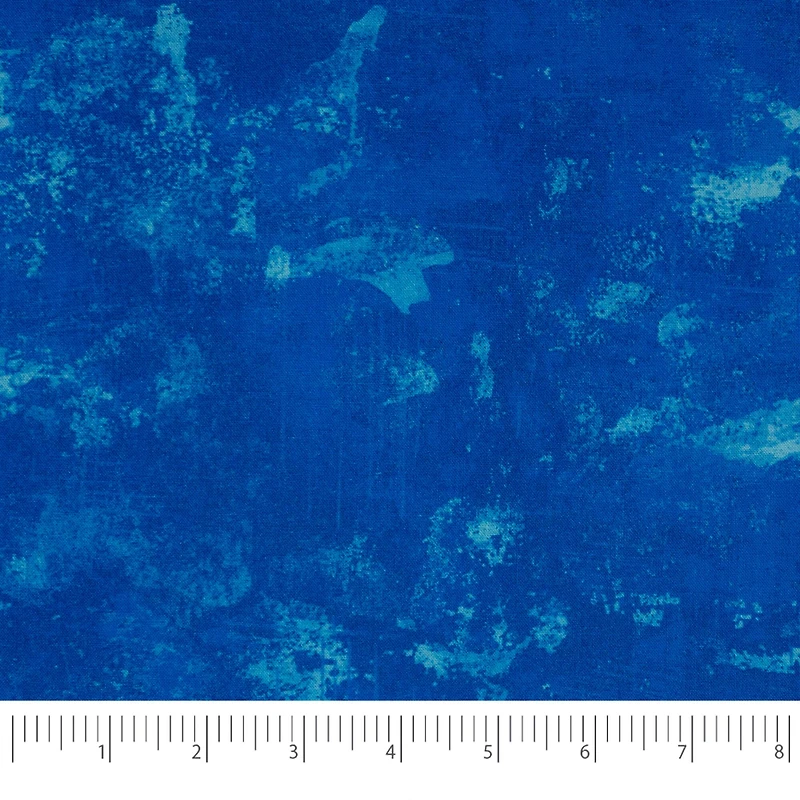 SINGER Navy Grunge Tonal Blazer Cotton Fabric