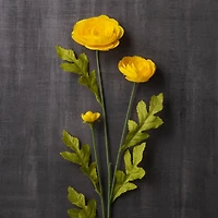  27.5" Yellow Ranunculus Spray by Ashland® 