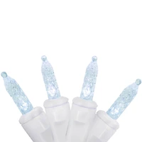 LED Mini Dripping Christmas Lights - White - 10' White Wire - 60ct