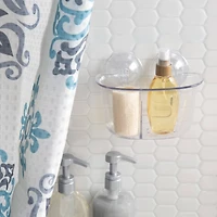 Bath Bliss 2 Compartment Power Locking Suction Soap Dish