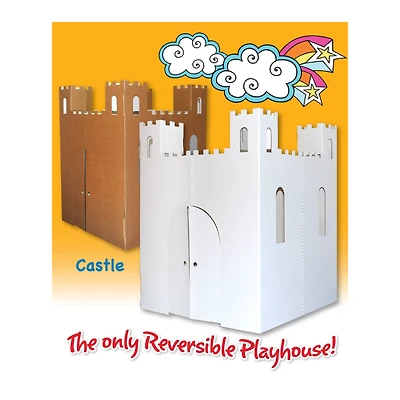Easy Playhouse Castle Cardboard Playhouse