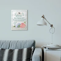 Stupell Industries Local Market Wooden Wall Plaque