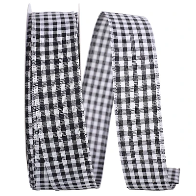 Reliant 1.5" x 50yd. Great Gingham Wired Ribbon