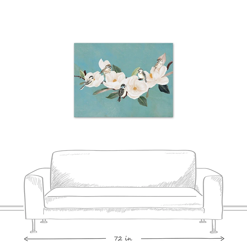 Magnolia Serenade 40" x 30" Canvas Wall Art