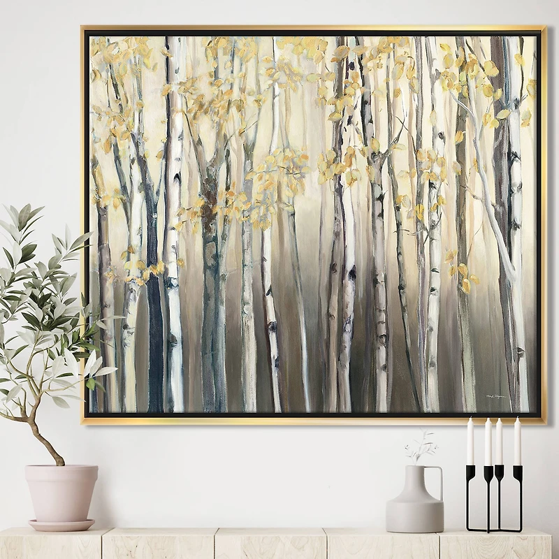 Designart - Golden Birch Forest I