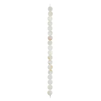 9.5mm White Disk Shell Beads by Bead Landing™