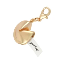 Gold Fortune Cookie Charm by Bead Landing™