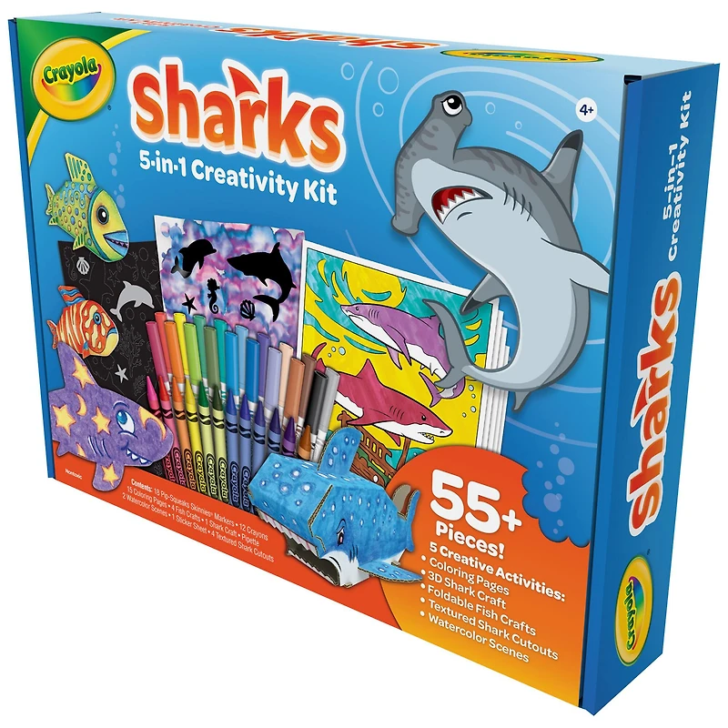Crayola® Sharks 5-in-1 Creativity Kit