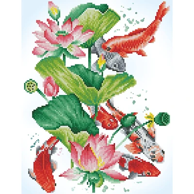 Diamond Dotz® Koi Portrait Diamond Painting Kit