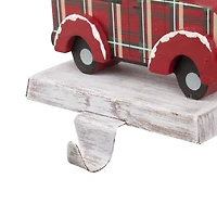 Glitzhome® Red Truck Stocking Holder Set