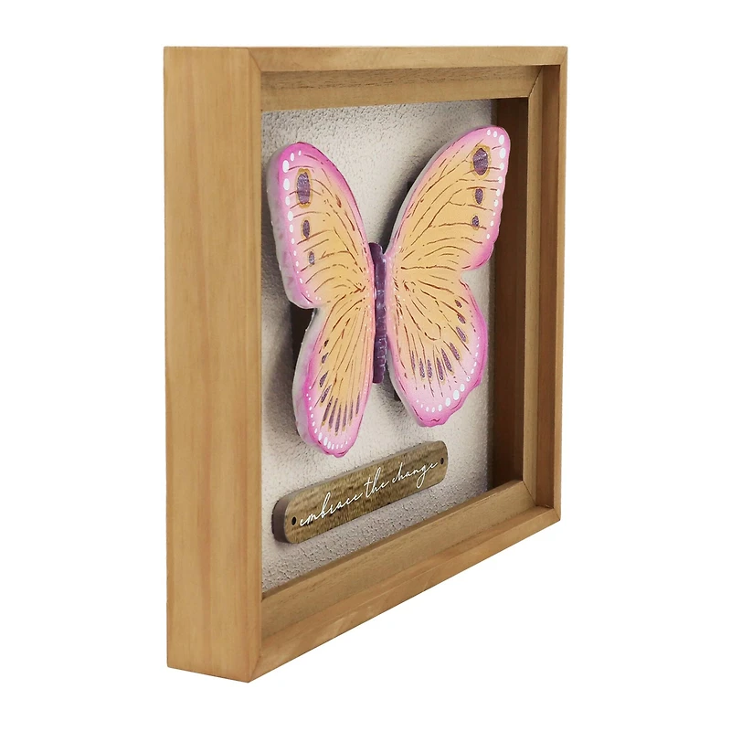 3D & Yellow Butterfly Wall Décor by Ashland