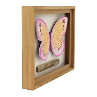 3D & Yellow Butterfly Wall Décor by Ashland