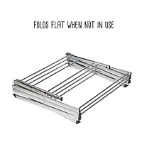 Honey Can Do Chrome Slim-Profile Clothes Drying Rack