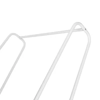 Honey Can Do White Garment Rack With Shoe Shelf