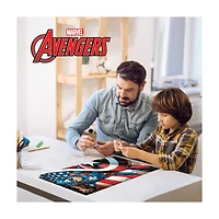 Marvel Avengers - Captain America 3D Lenticular Jigsaw Puzzle in a Collectible Shaped Tin: 300 Pcs