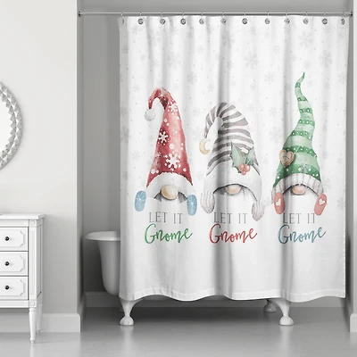 Let It Gnome Shower Curtain