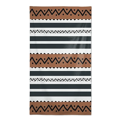 Brown Black Tribal Tablecloth