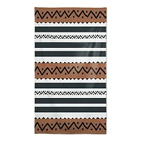 Brown Black Tribal Tablecloth