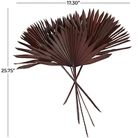 Dark Brown Sun Palm Spear Leaf Foliage Bundle
