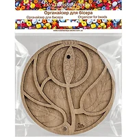 Wonderland Crafts 5.5" Flower Bead Organizer with Transparent Cover