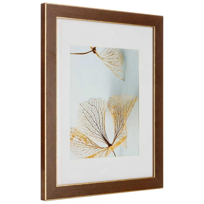 Gallery™ Walnut & Gold Trim Frame with Mat by Studio Décor
