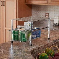 Household Essentials Sliding Basket Cabinet Organizer