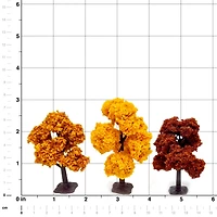 JTT Scenery Products Miniature Autumn Deciduous Trees, 4ct.