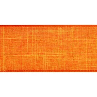 2.5" x 25ft. Faux Linen Wired Ribbon by Celebrate It™ Décor