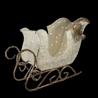 39" Ivory & Gold Sleigh Outdoor Christmas Décor