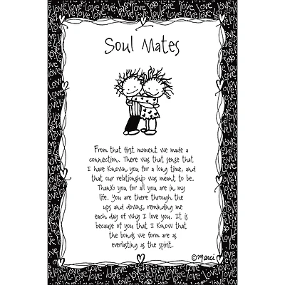 Soul Mates Children of the Inner Light Marci Plaque with Easel & Hanger