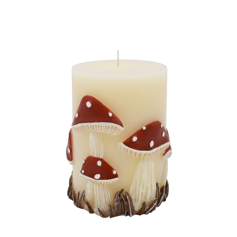 3" x 4" Mushroom Pillar Candle by Ashland®