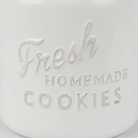 DII® 9" Aqua & White Ceramic Cookie Jar