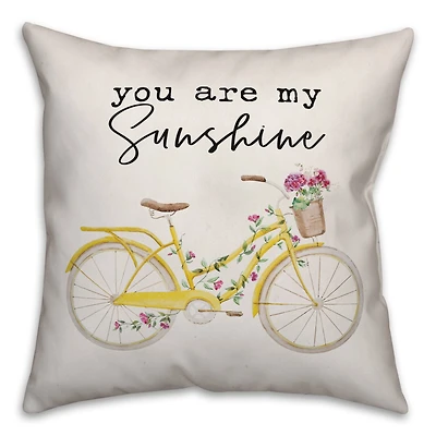 You Are My Sunshine Throw Pillow