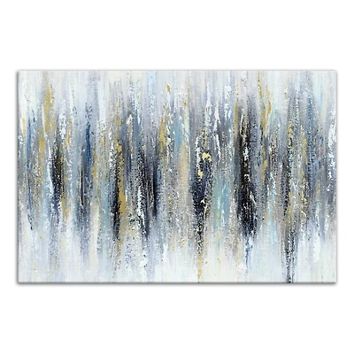 Edgy Abstract 24" x 16" Canvas Wall Art