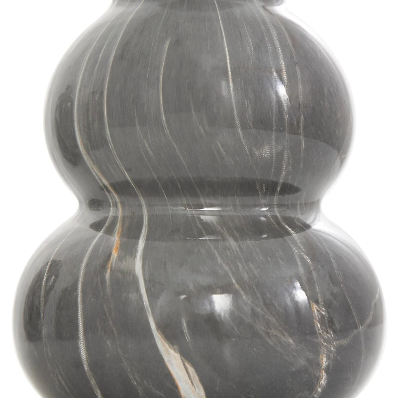 Gray Marble Inspired Ceramic Vase Set
