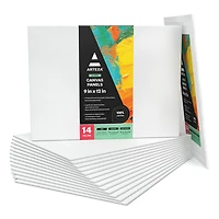 Arteza® 9" x 12" White Canvas Panels, 14ct.