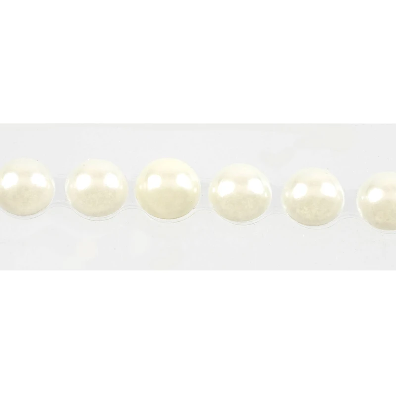 12 Pack: White Pearl Stickers by Recollections™ Bling on a Roll™